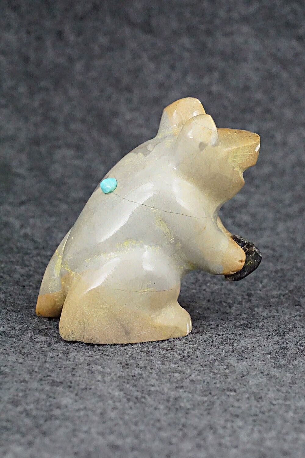 Frog Zuni Fetish Carving - Enrike Leekya