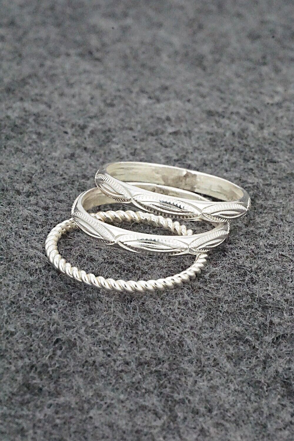 Sterling Silver Rings - Elaine Tahe - Size 9.5
