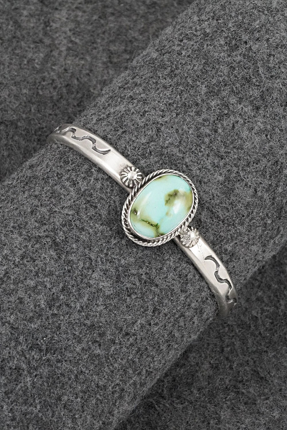 Turquoise & Sterling Silver Bracelet - Samuel Yellowhair