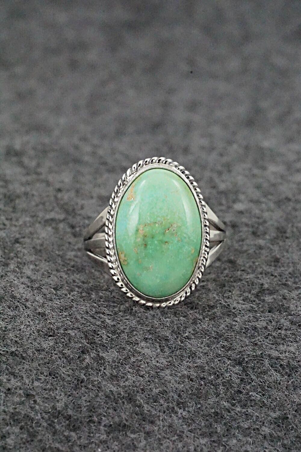 Turquoise & Sterling Silver Ring - Judy Largo - Size 7