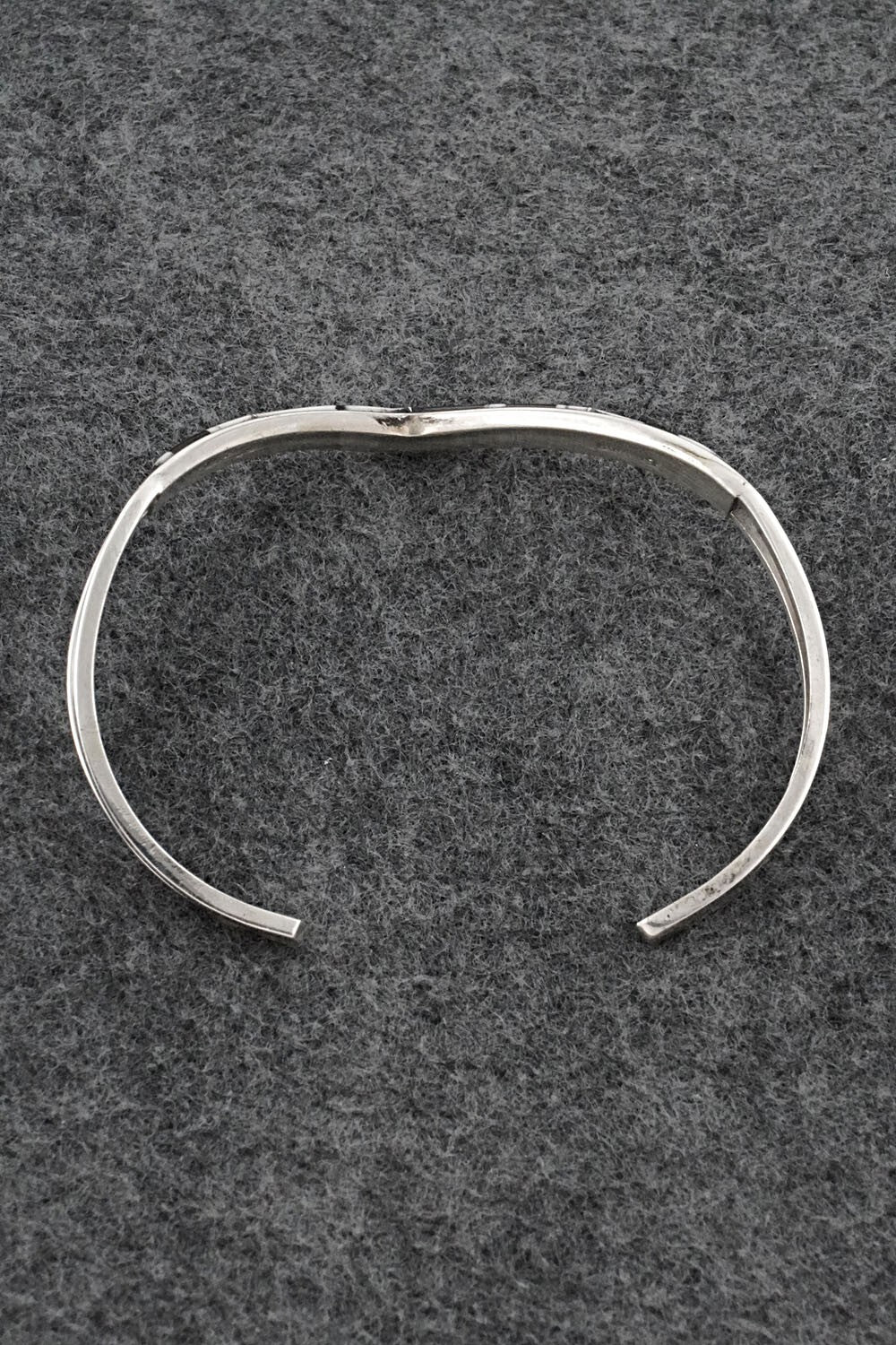 White Buffalo & Sterling Silver Inlay Bracelet - Jamie Johnson