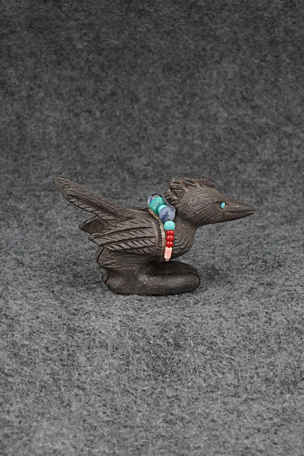 Roadrunner Zuni Fetish Carving - Douglas Martza