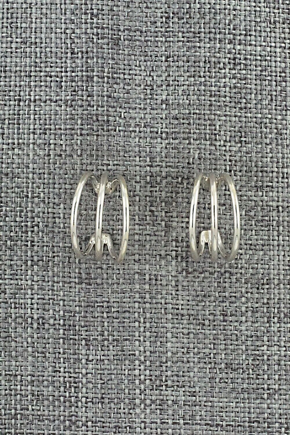 Sterling Silver Hoop Earrings - Elaine Tahe
