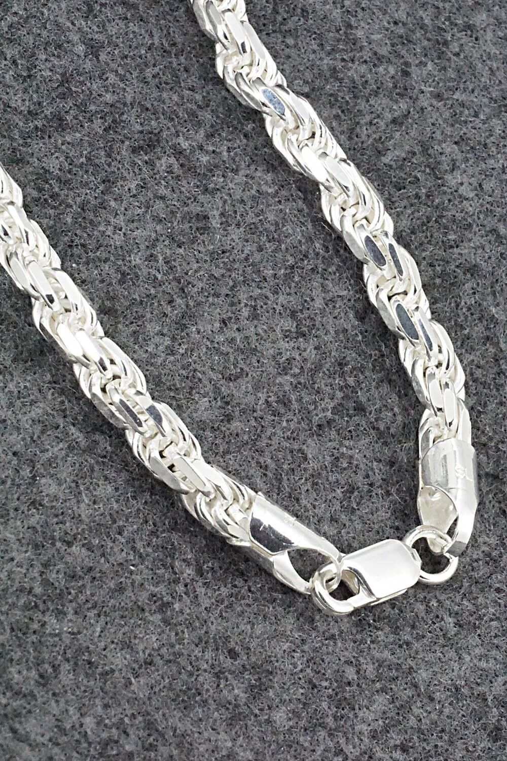 Sterling Silver Chain Necklace - Sterling Silver 20"