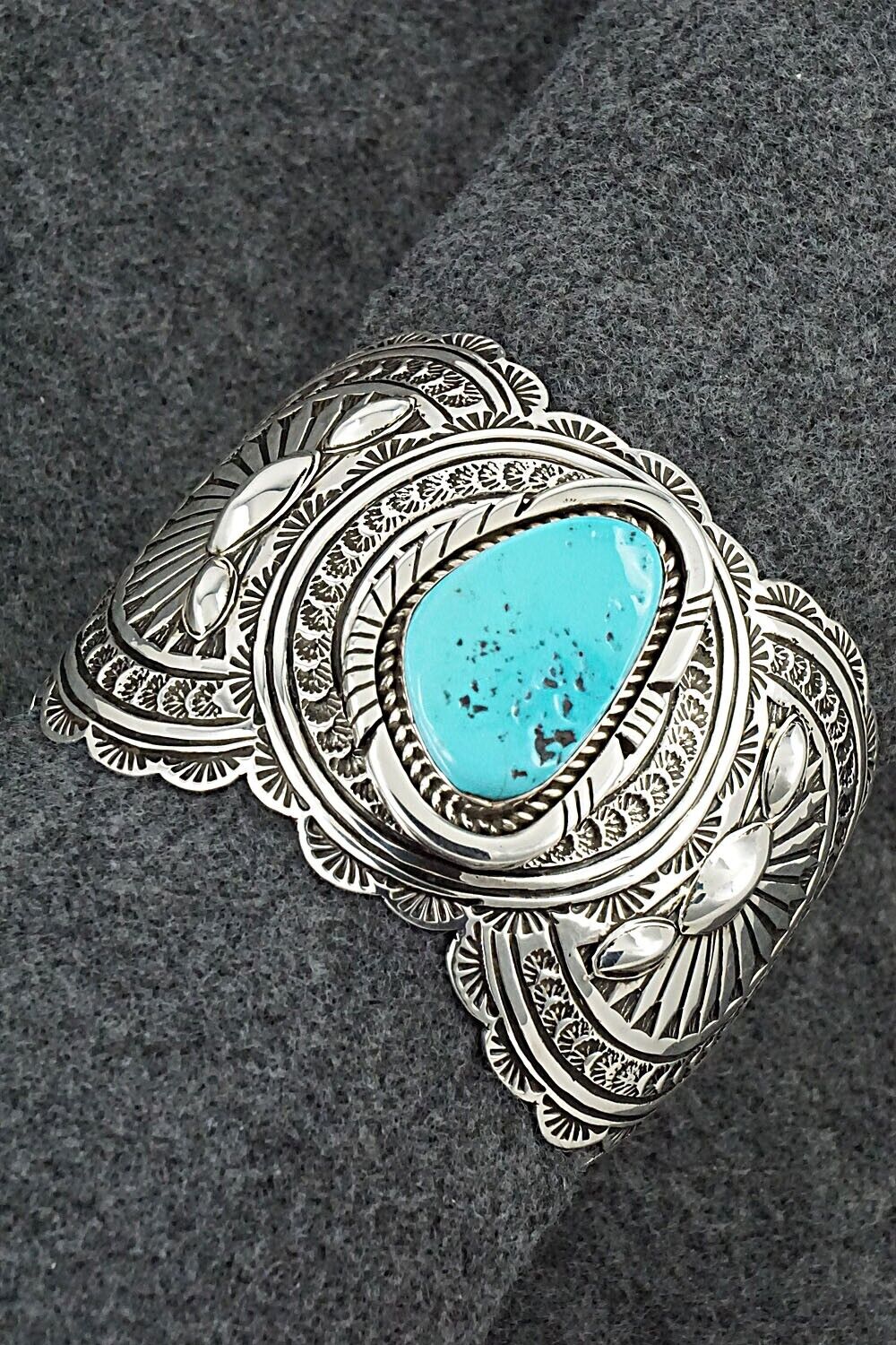 Turquoise & Sterling Silver Bracelet - Rita Lee
