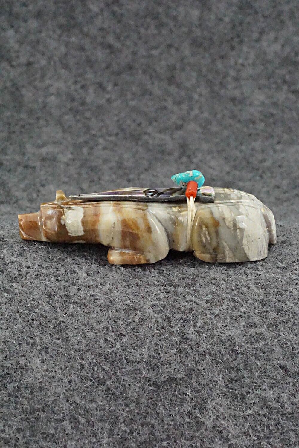 Badger Zuni Fetish Carving - Alex Tsethlikai