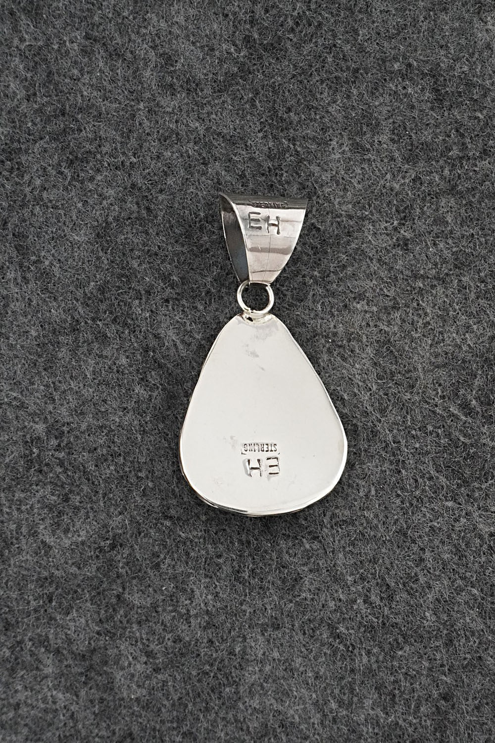 Turquoise & Sterling Silver Pendant - Ernest Hawthorne