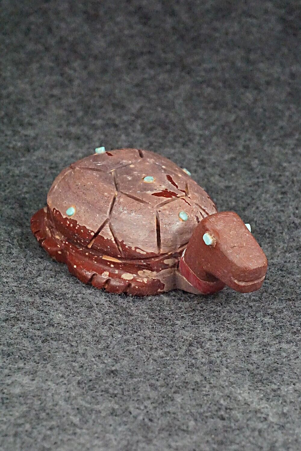 Turtle Zuni Fetish Carving - Roger Shebola