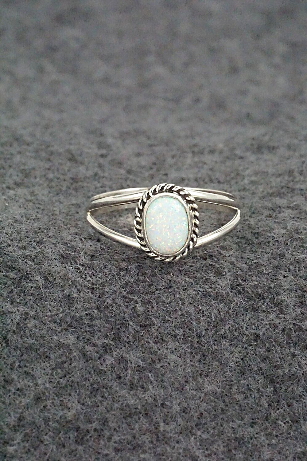 Opalite & Sterling Silver Ring - Jan Mariano - Size 9.25