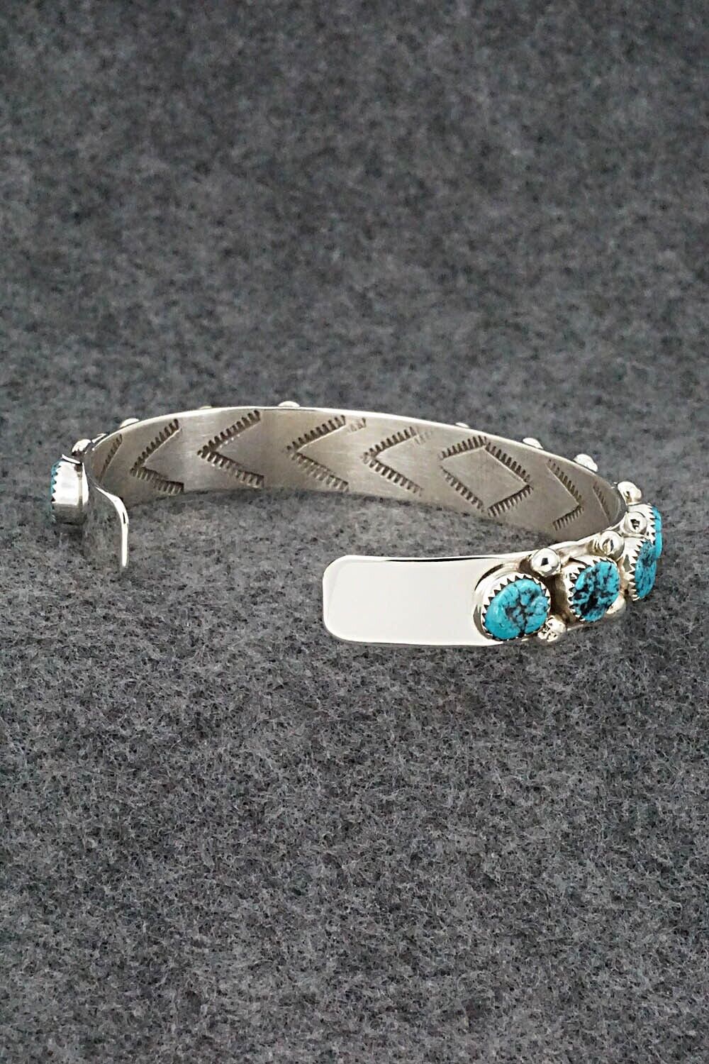 Turquoise & Sterling Silver Bracelet - Darlene Begay