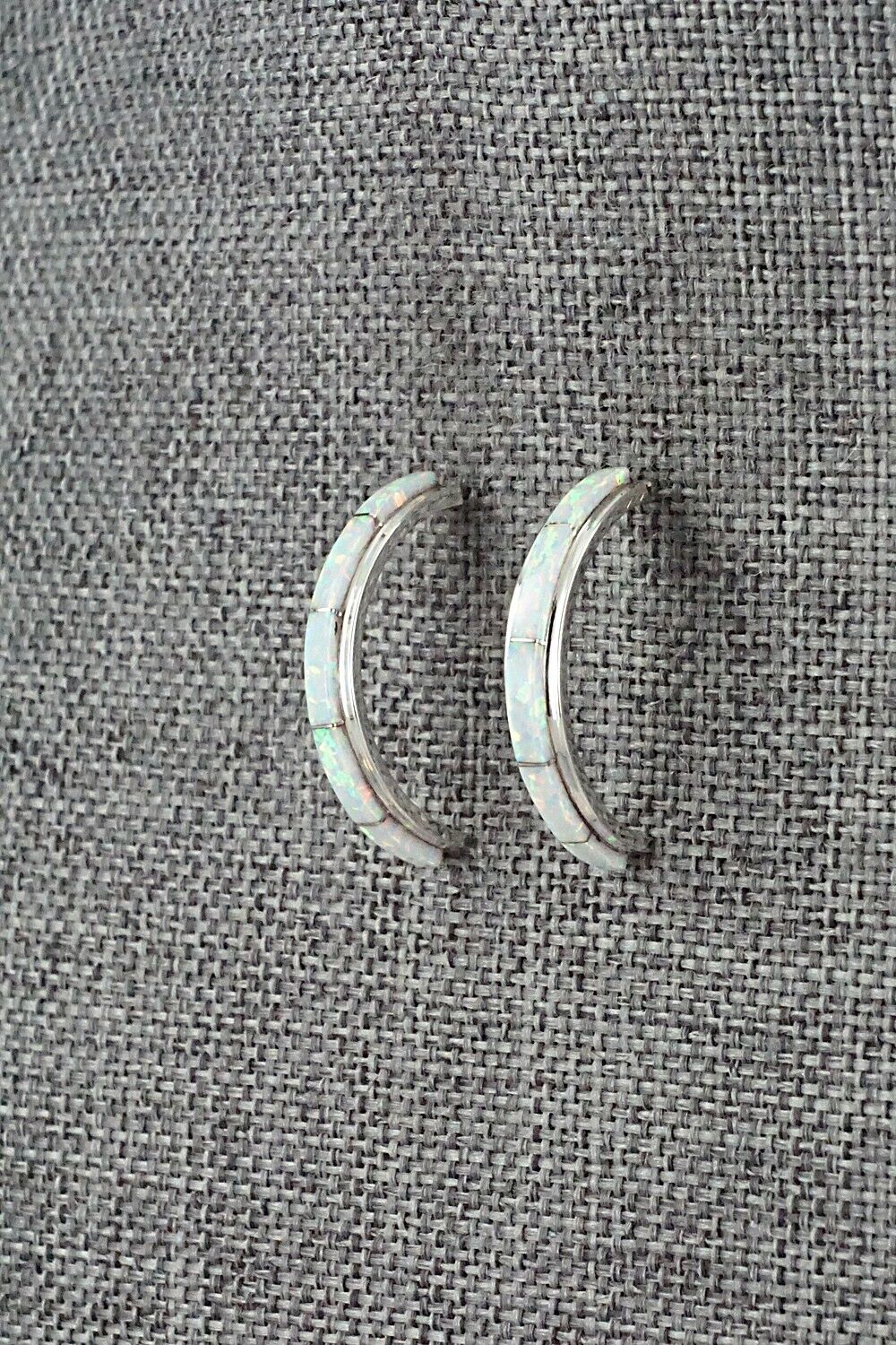 Opalite & Sterling Silver Earrings - Gloria Waseta