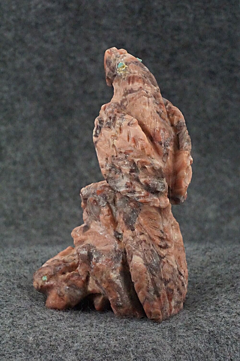 Eagle with Rabbit Zuni Fetish Carving - Jon Quam