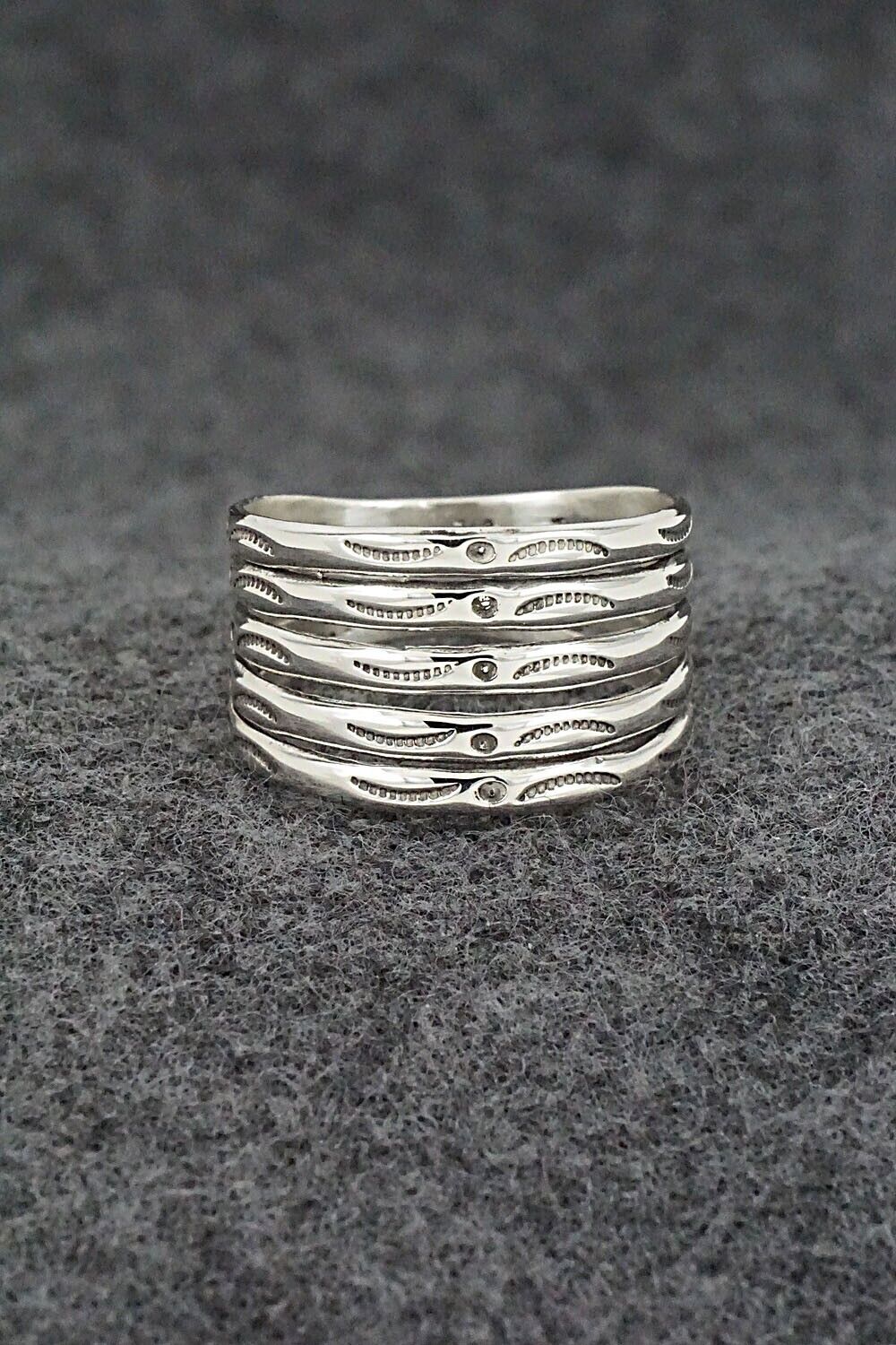 Sterling Silver Ring - Raymond Coriz - Size 9.5