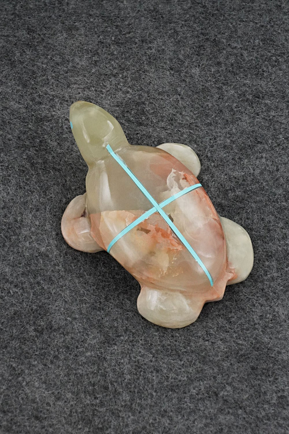 Turtle Zuni Fetish Carving - Kenric Laiwakete