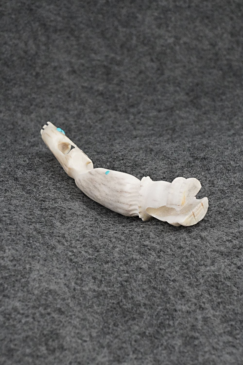 Flute Player Zuni Fetish Carving - Ethan Lowsayate