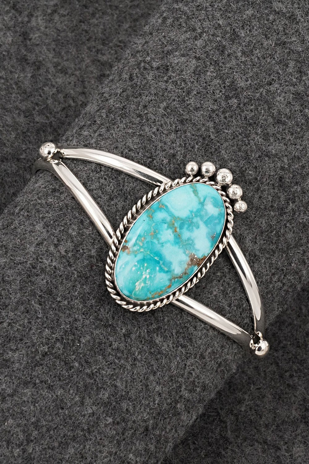 Turquoise & Sterling Silver Bracelet - Rena Begay