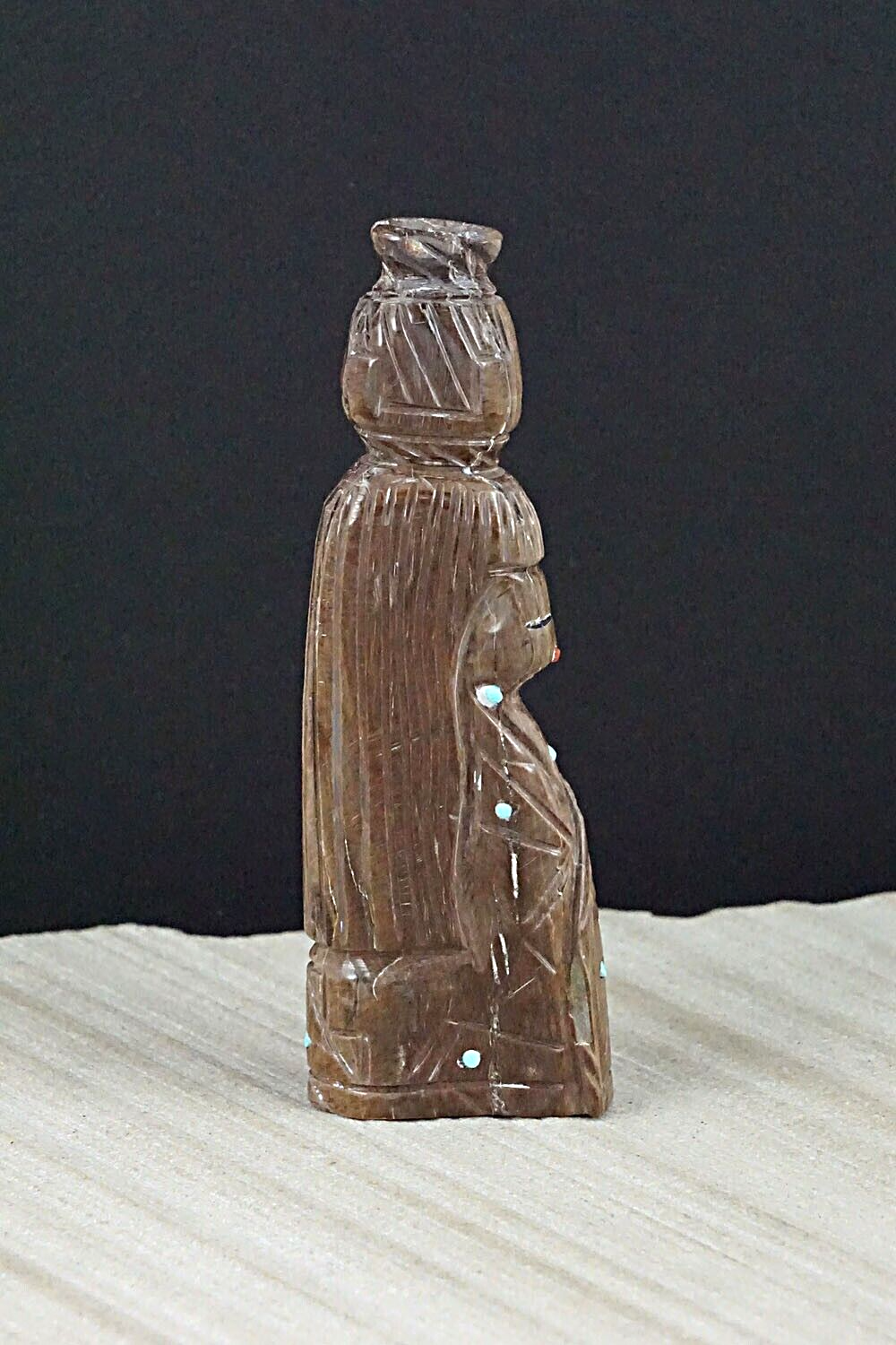 Corn Maiden Zuni Fetish Carving - Michael Laweka