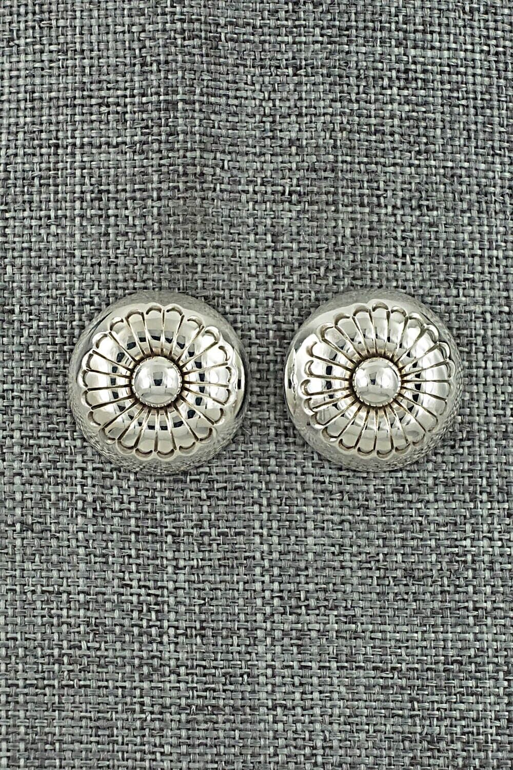 Sterling Silver Earrings - Marie Yazzie