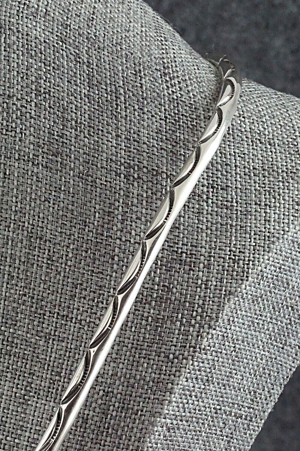 Sterling Silver Choker Necklace - Elaine Tahe