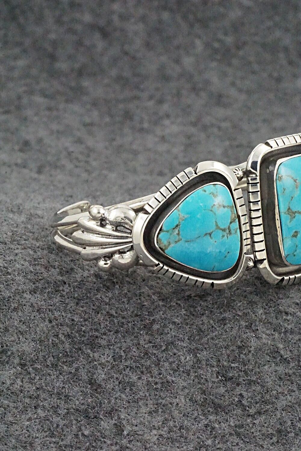Turquoise & Sterling Silver Bracelet - Jimson Belin
