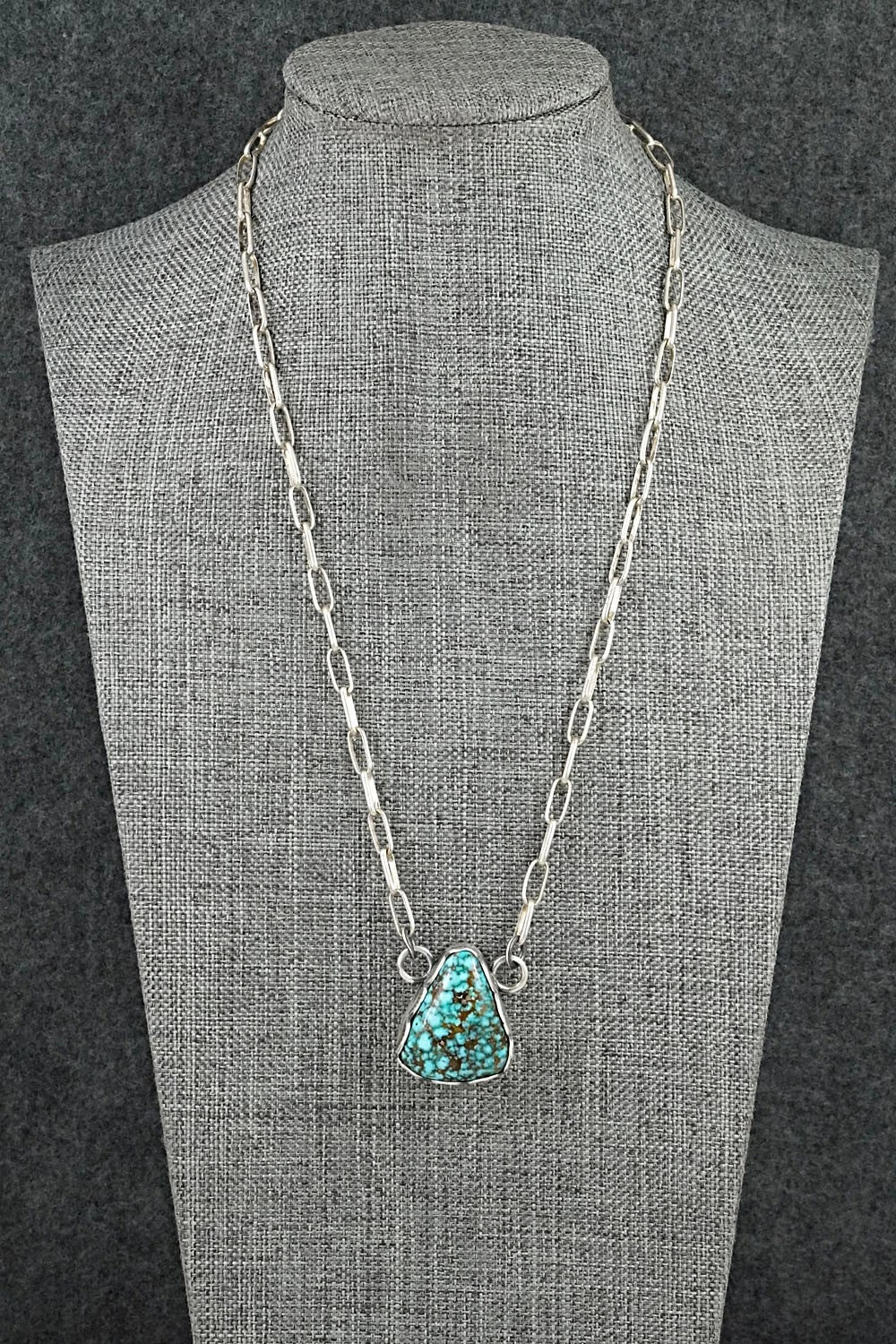 Turquoise & Sterling Silver Necklace - Randy Boyd