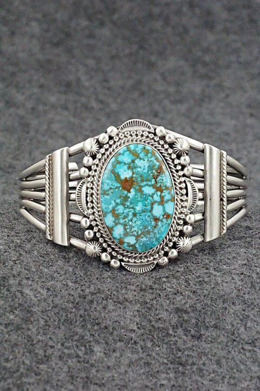 Turquoise & Sterling Silver Bracelet - Tom Lewis