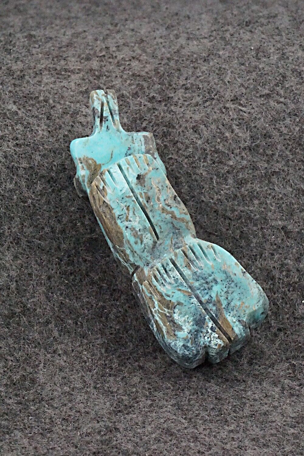 Badger Zuni Fetish Carving - Reynold Lunasee