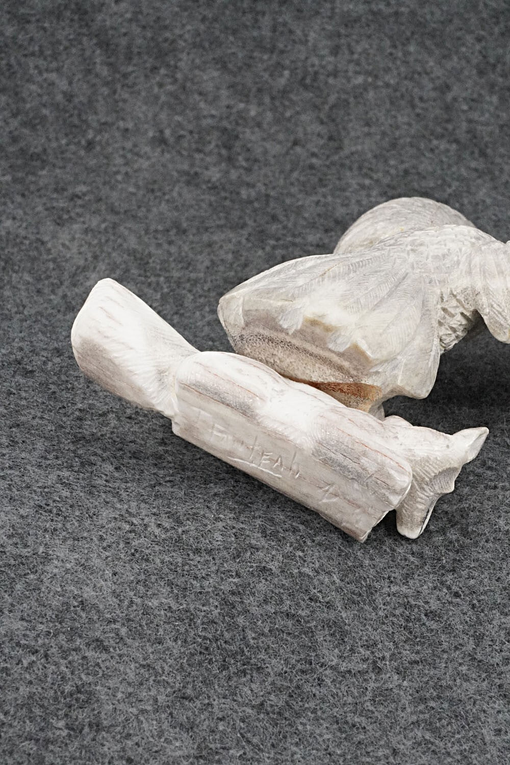 Eagle & Fox Zuni Fetish Carving - Terrance Panteah