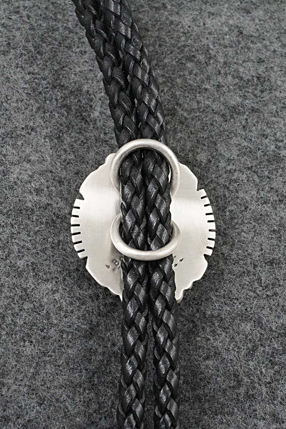 Turquoise & Sterling Silver Bolo Tie - Bob Becenti