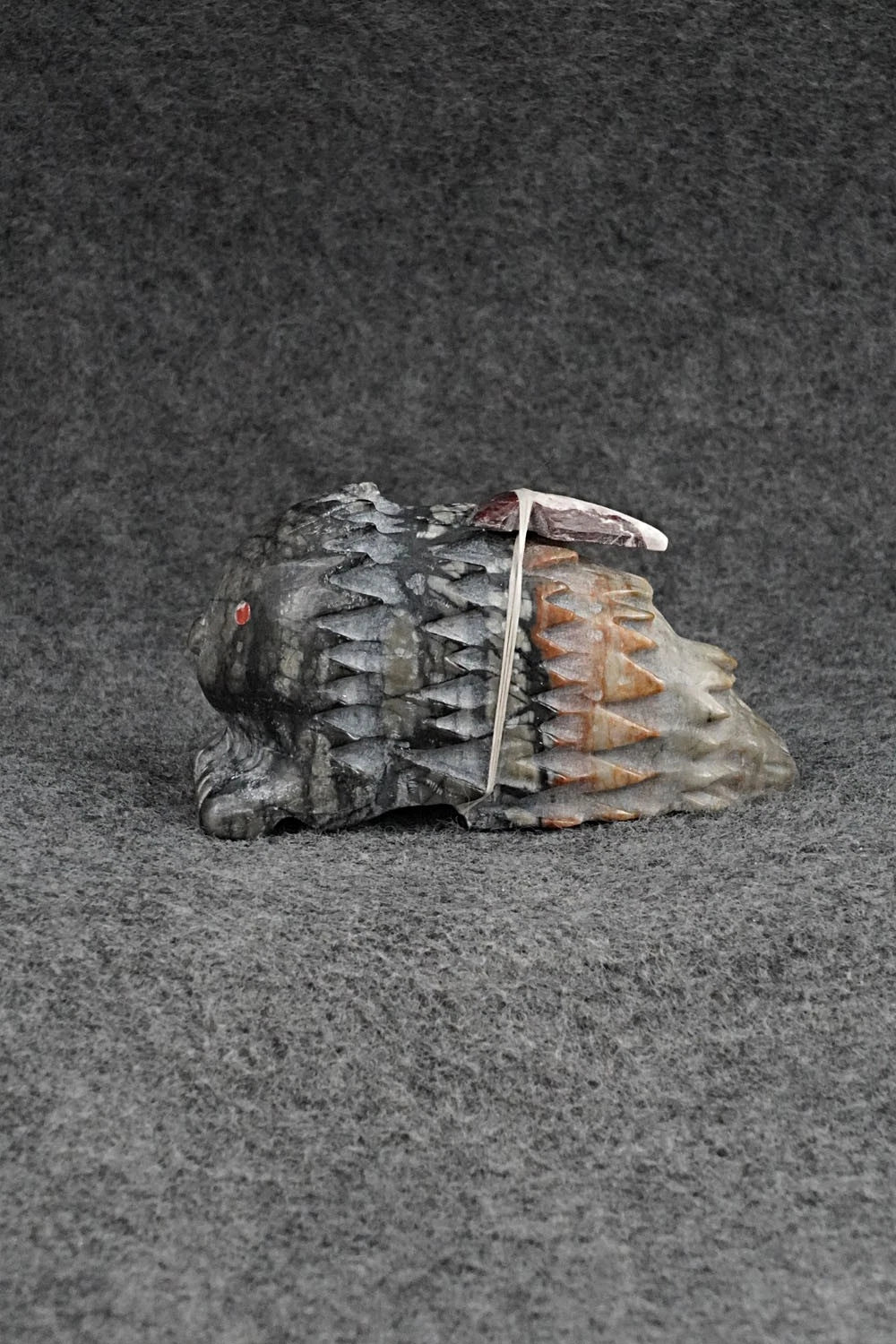 Porcupine Zuni Fetish Carving - Brandon Calavaza