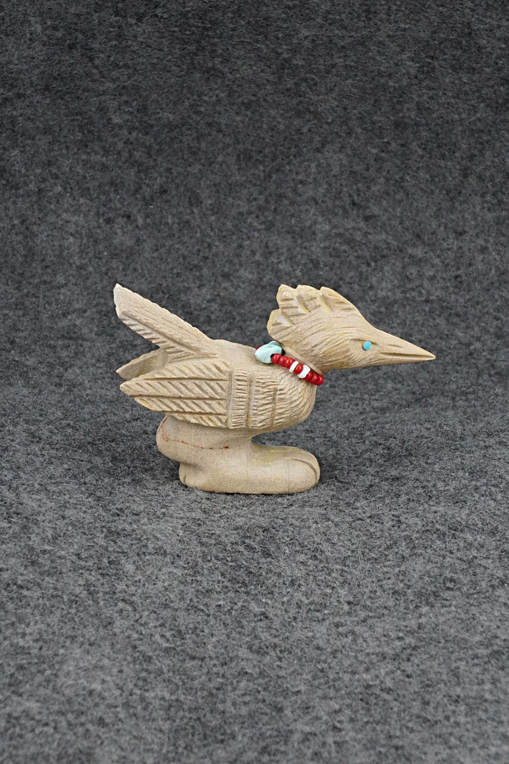 Roadrunner Zuni Fetish Carving - Douglas Martza