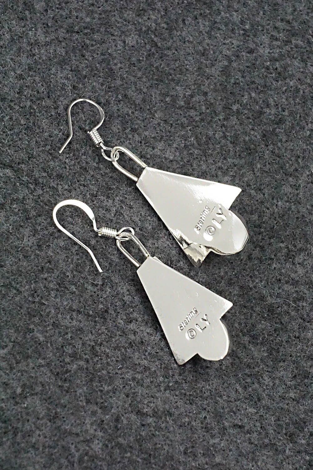 Turquoise & Sterling Silver Earrings - Louise Yazzie