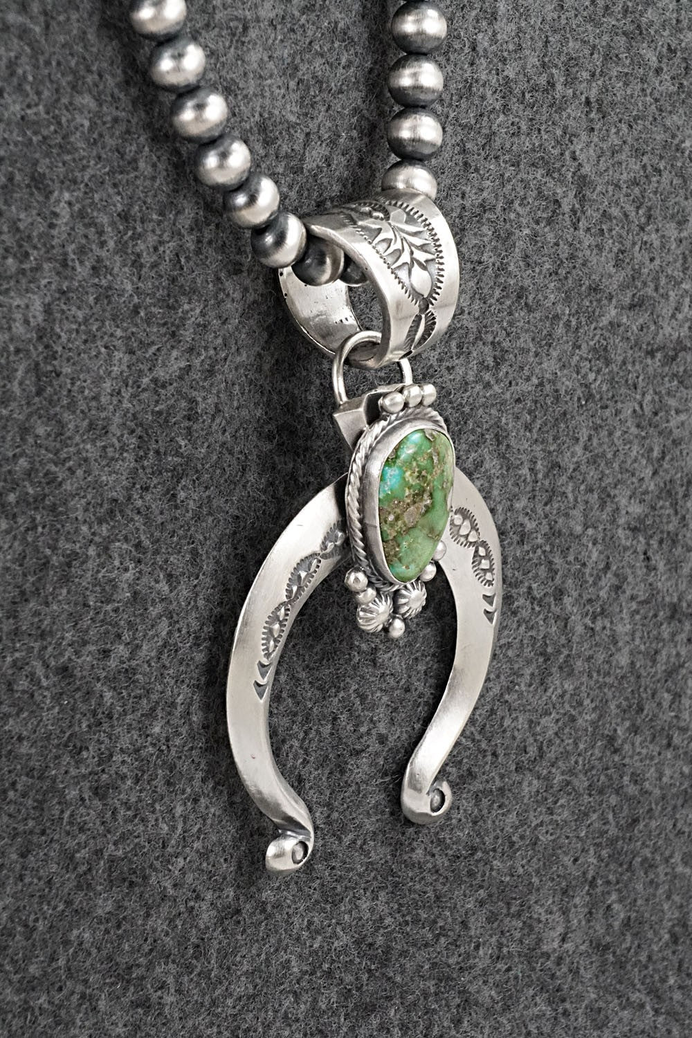 Turquoise & Sterling Silver Necklace - Samuel Yellowhair