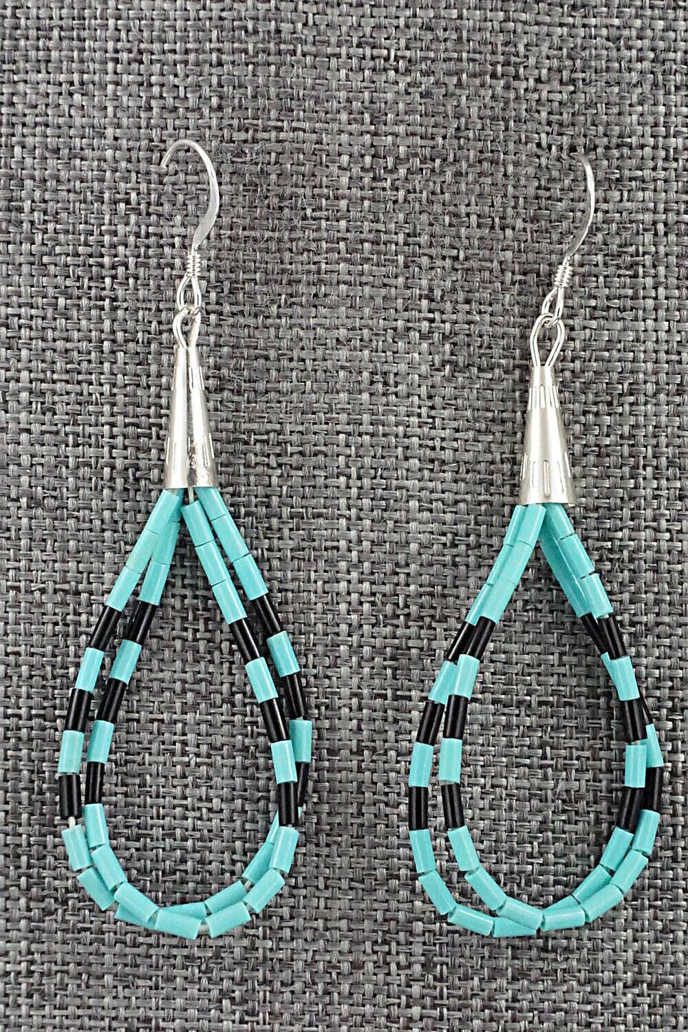Turquoise & Sterling Silver Earrings - Ramona Bird