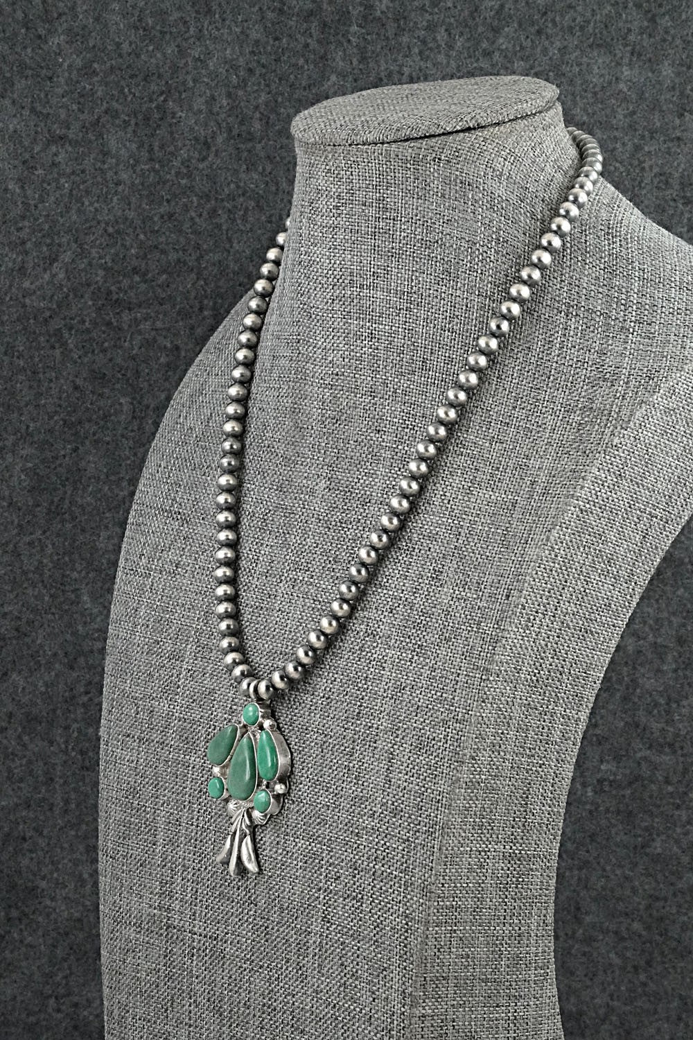 Turquoise & Sterling Silver Necklace - Bobby Platero