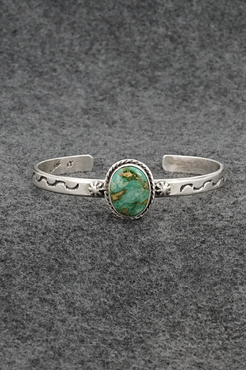 Turquoise & Sterling Silver Bracelet - Samuel Yellowhair