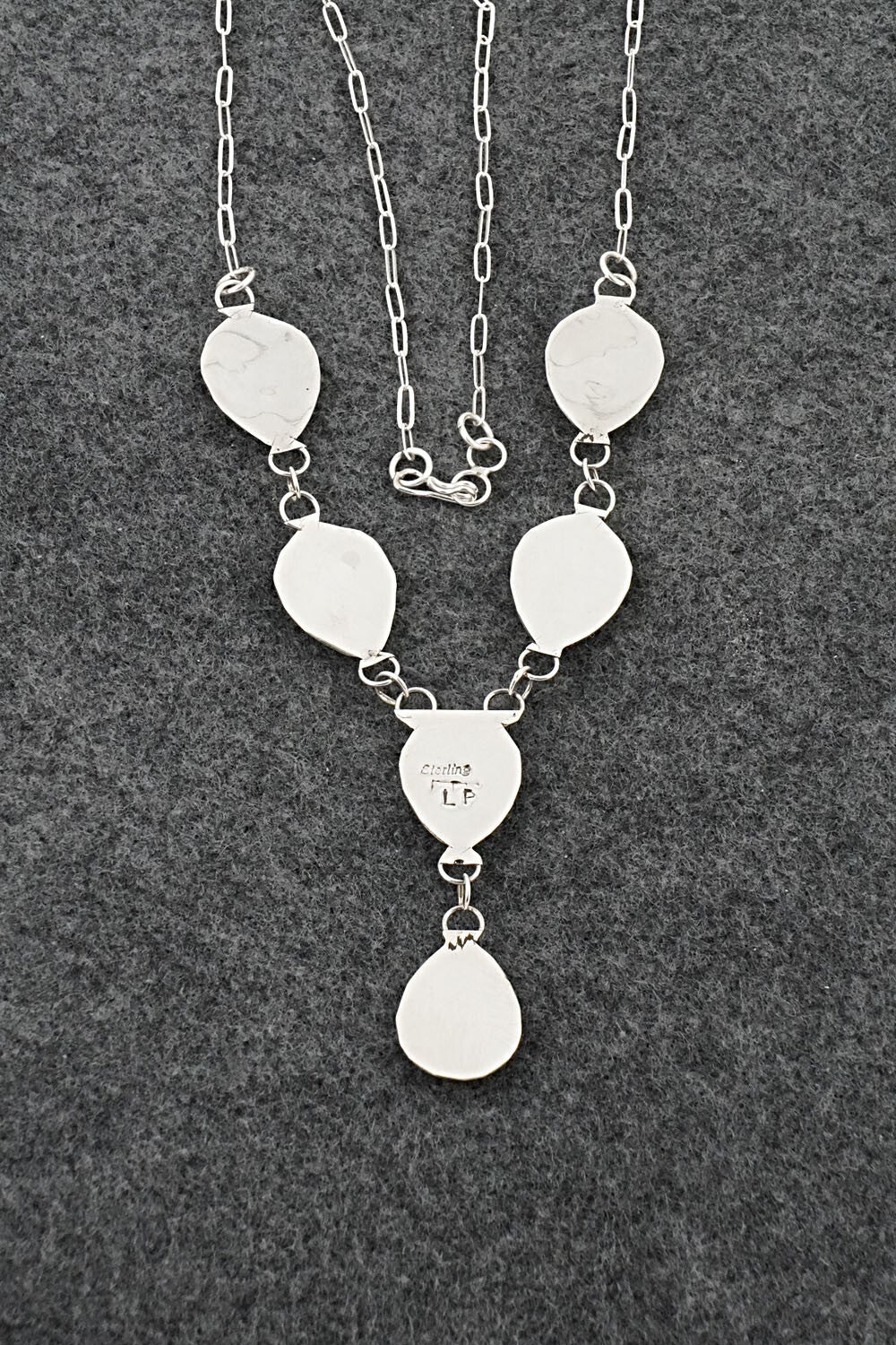 Turquoise & Sterling Silver Necklace - Leta Parker