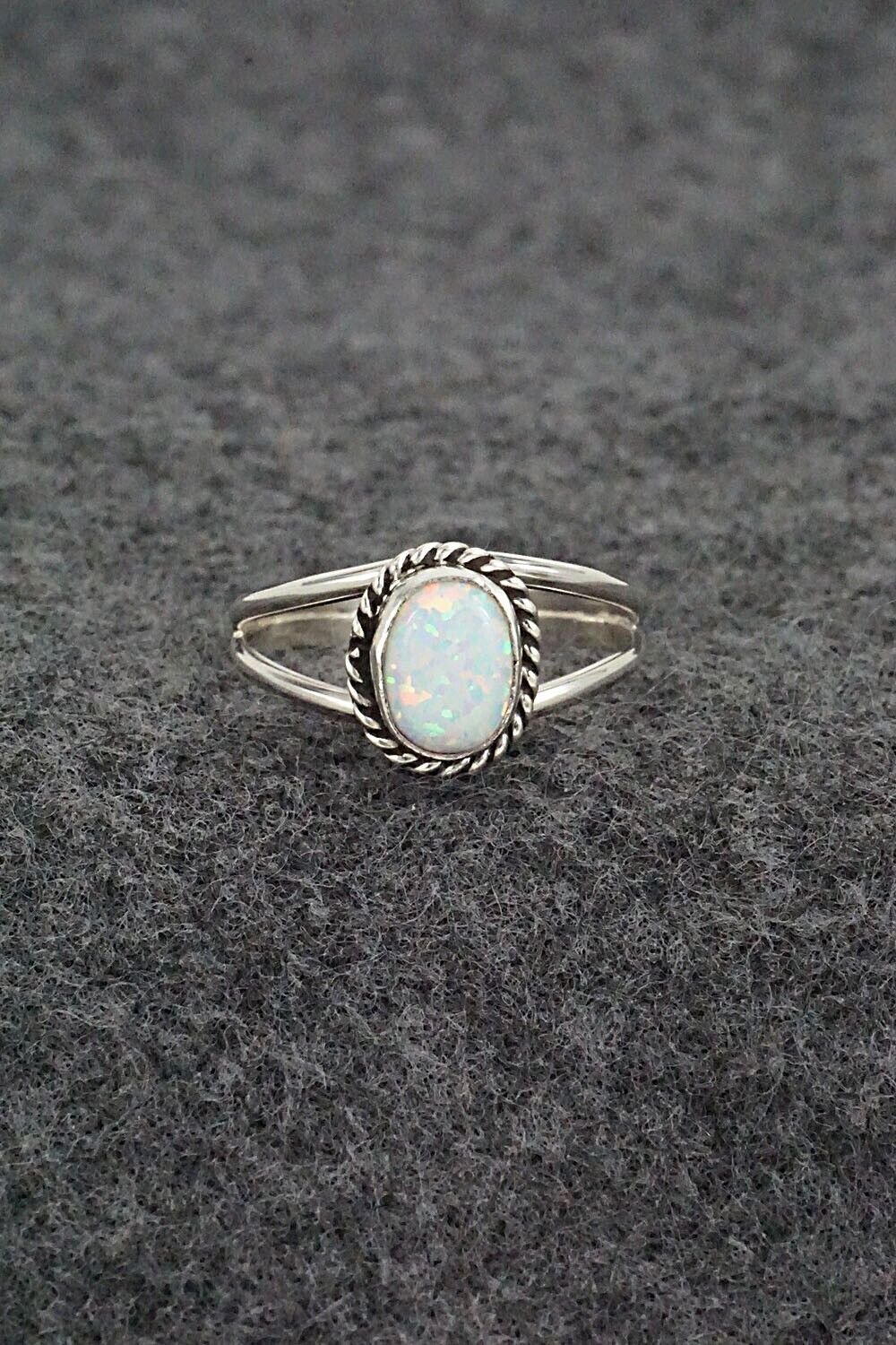 Opalite & Sterling Silver Ring - Jan Mariano - Size 7.25