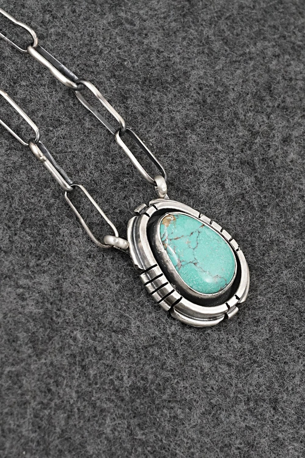 Turquoise & Sterling Silver Necklace - Daniel Benally