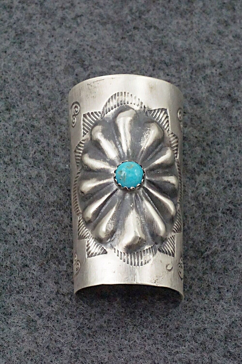 Turquoise & Sterling Silver Hair Pin - Arlene Soce