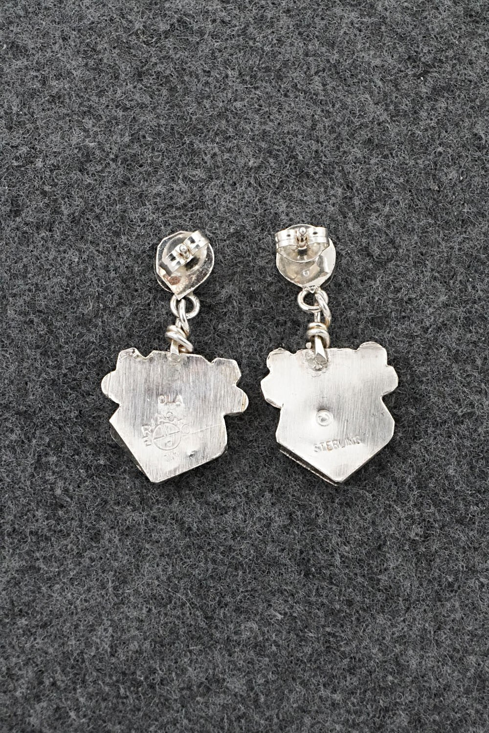 Multi-Stone Inlay & Sterling Silver Earrings - Ola Eriacho