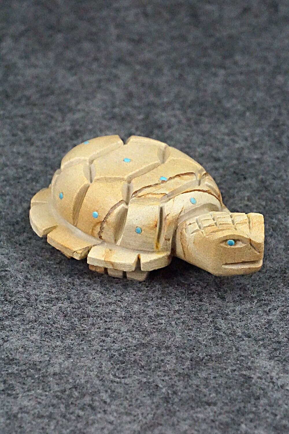 Tortoise Turtle Zuni Fetish Carving - Douglas Martza