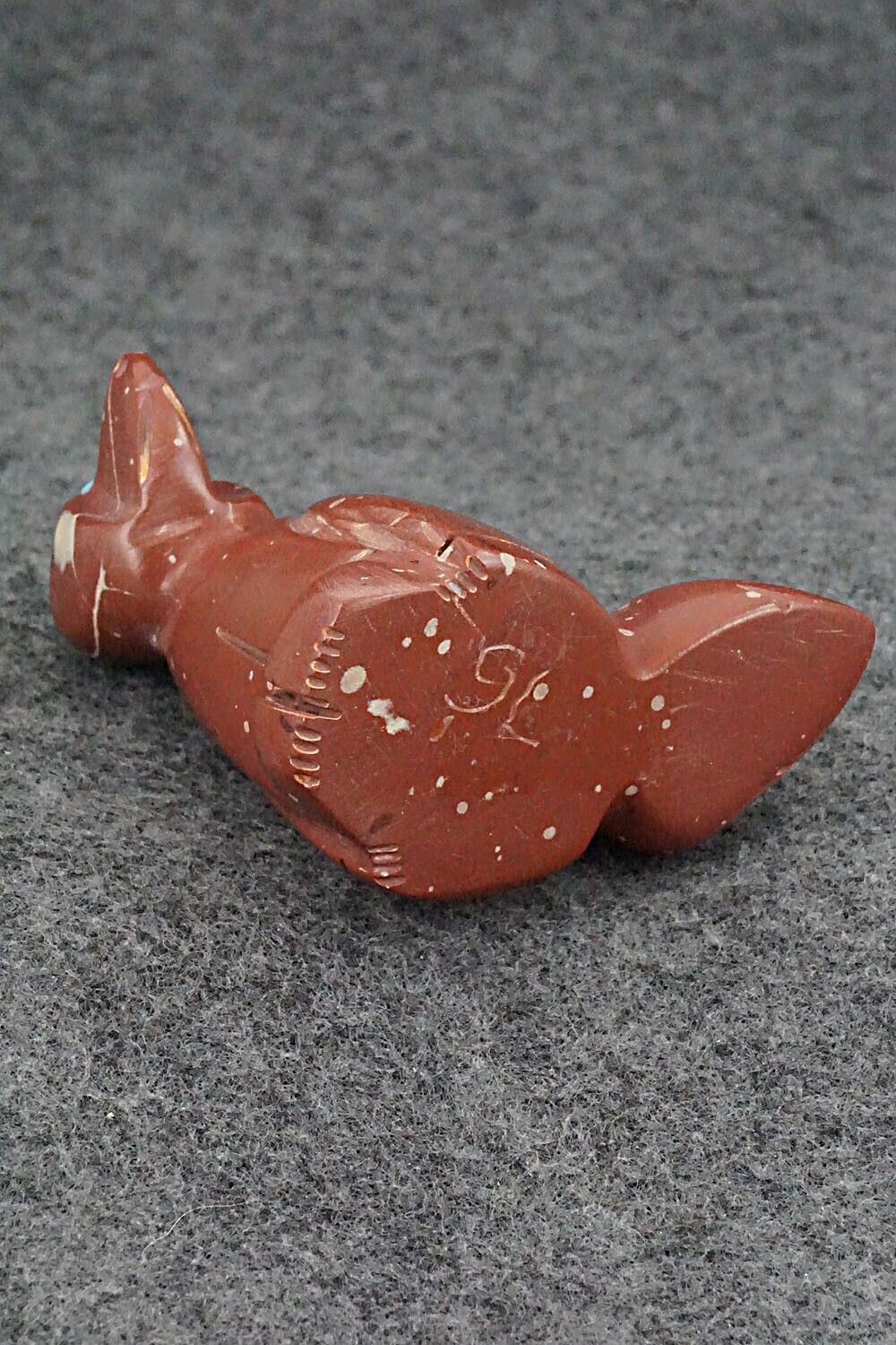 Wolf Zuni Fetish Carving - Gilbert Lonjose