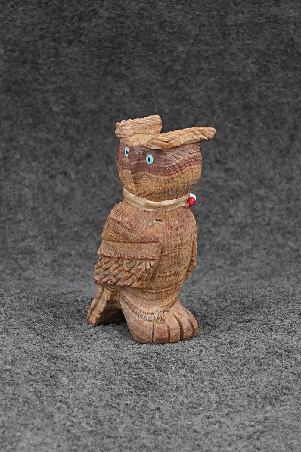 Owl Zuni Fetish Carving - Douglas Martza