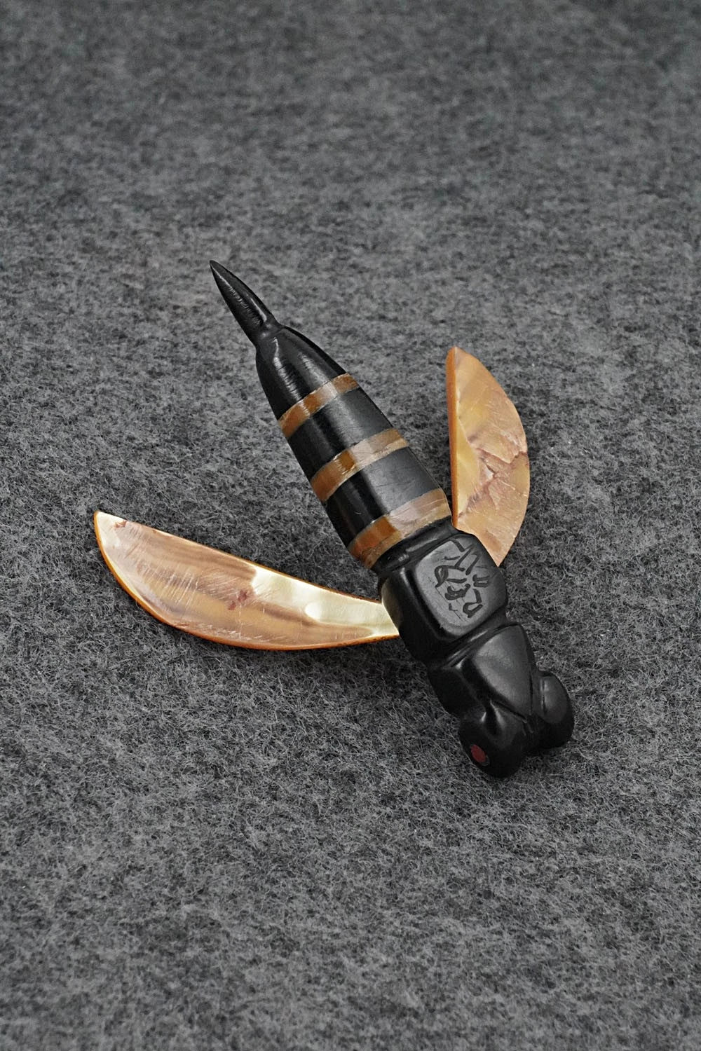 Bee Zuni Fetish Carving - Justin Red Elk