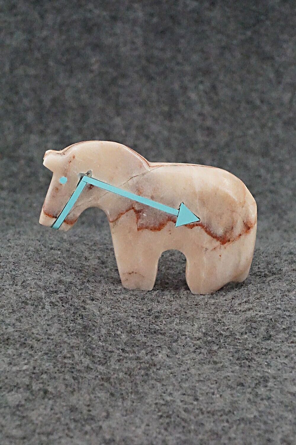 Horse Zuni Fetish Carving - Bernard Laiwakete