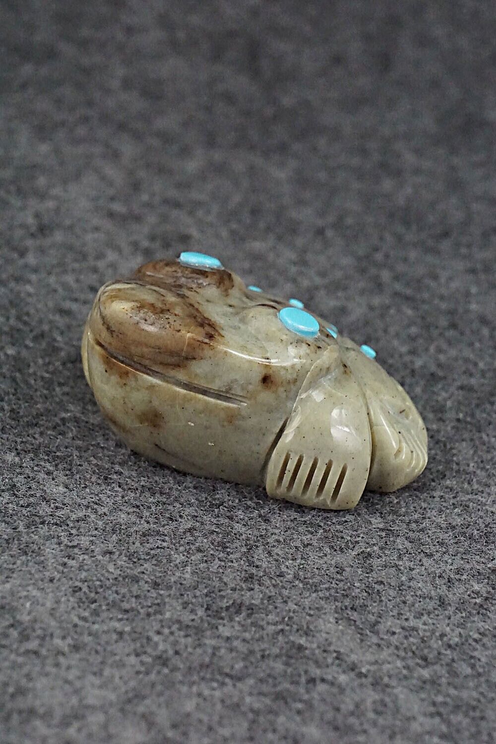 Frog Zuni Fetish Carving - Reynold Lunasee