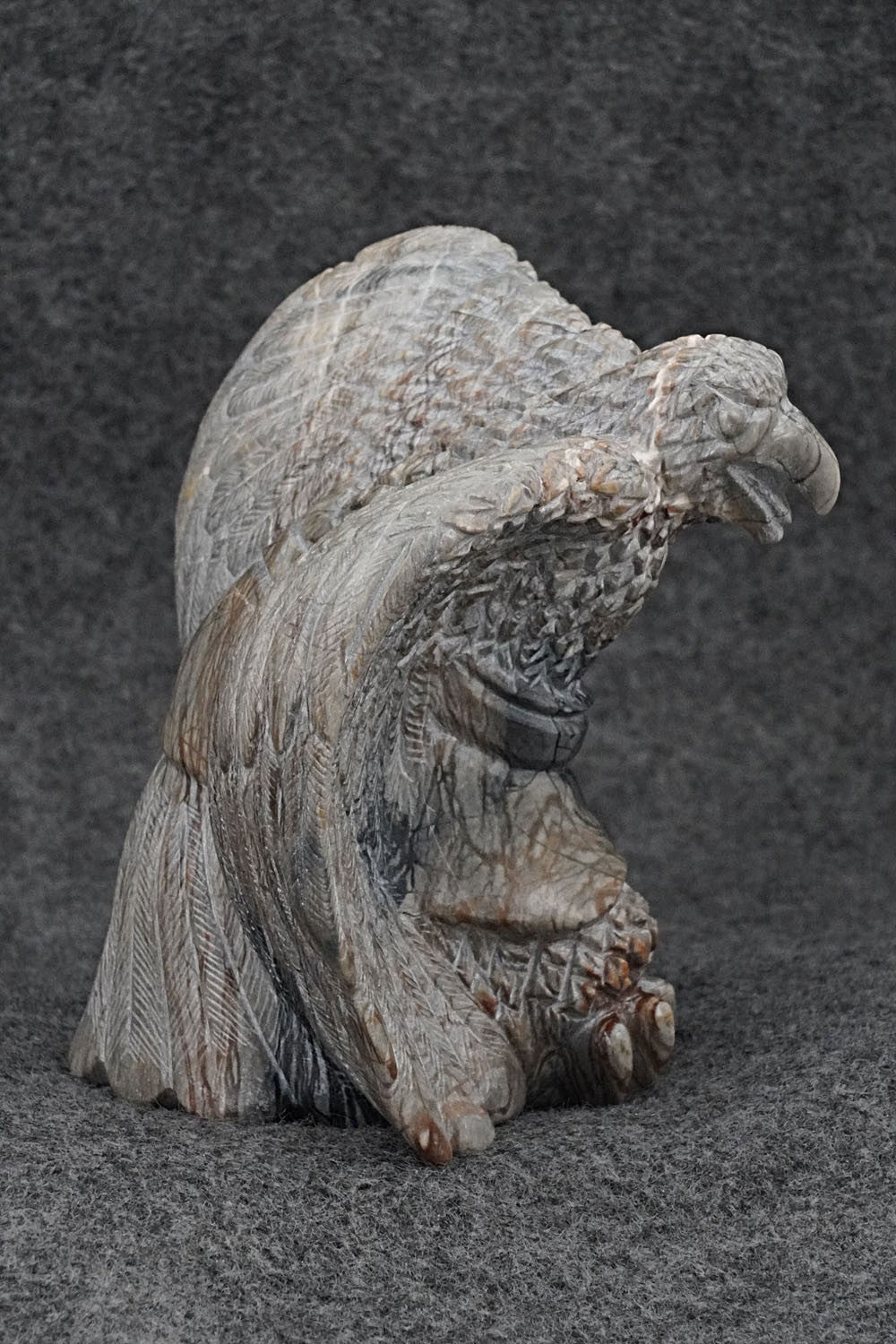 Eagle Dancer Zuni Fetish Carving - Terrance Panteah