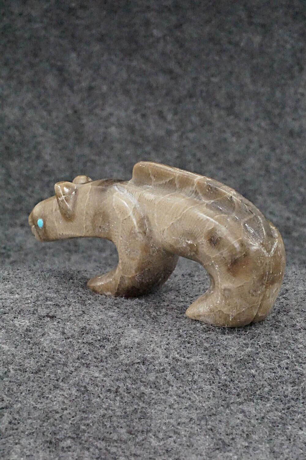 Mountain Lion Zuni Fetish Carving - Ronnie Lunasee