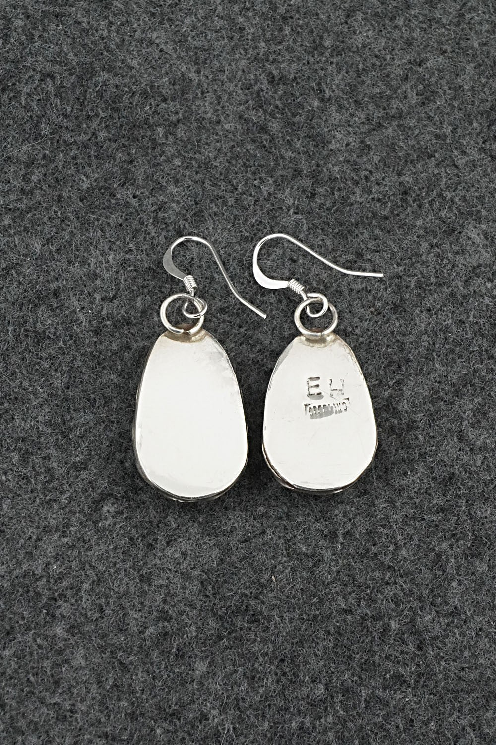 Turquoise & Sterling Silver Earrings - Ernest Hawthorne